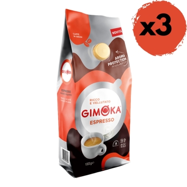 Gimoka ESPRESSO kohvioad 3x1kg