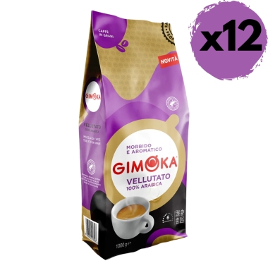 Gimoka VELLUTATO 100% Araabika kohvioad 12x1kg