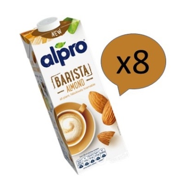 Alpro Barista mandlijook 1Lx8