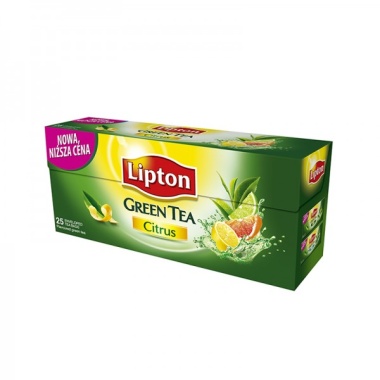 LIPTON Roheline tee Green Tea Citrus 25pk