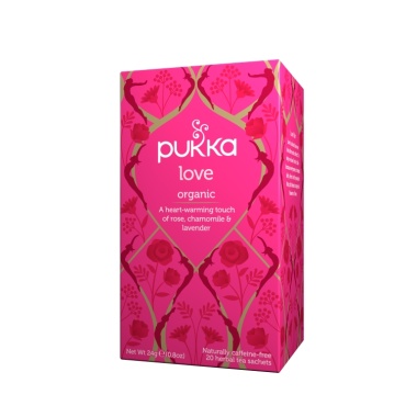 PUKKA Love roosi-kummeli-lavendli 20pk