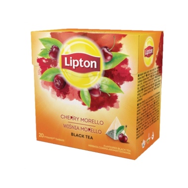 LIPTON must tee kirssidega Cherry Morello 20pk