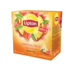 LIPTON must tee troopiliste puuviljadega Tropical Fruit 20pk